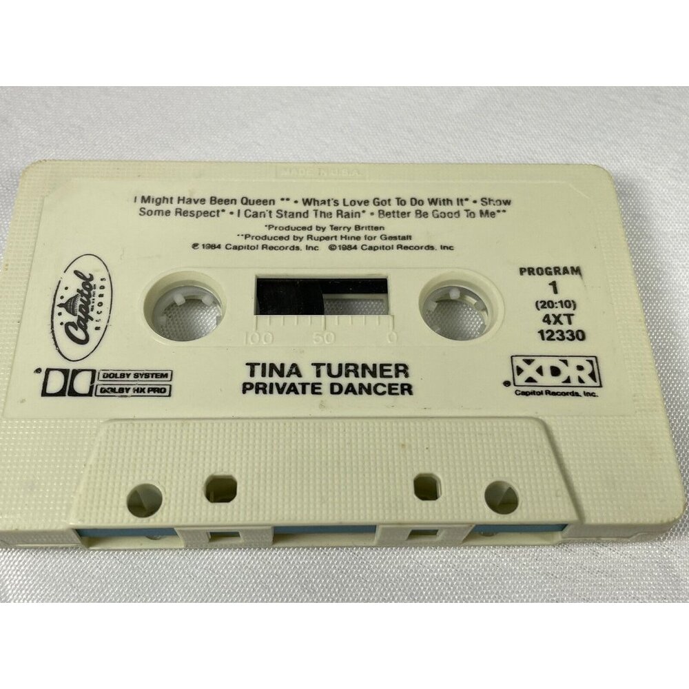 Tina Turner Private Dancer Cassette Music Tape TESTED WORKS 1994 Capitol Records - Picture 7 of 11